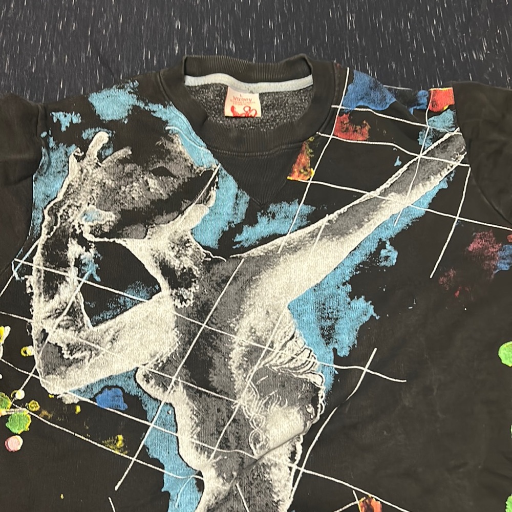 Mens painted sweater